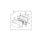 Kenmore 72163259300 door diagram