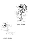 Engine/gas tank