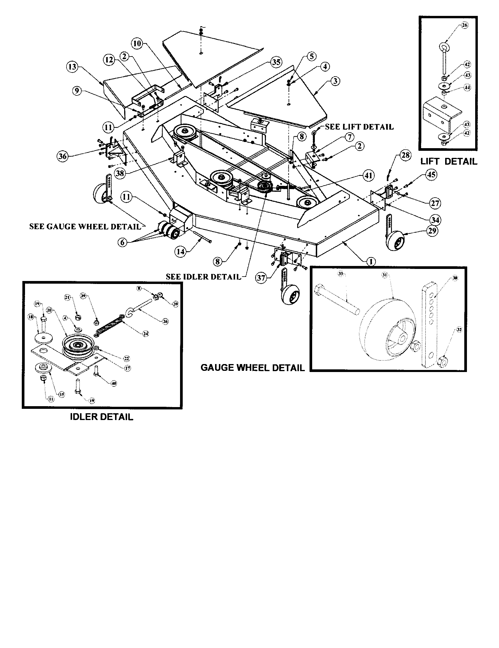 Official Swisher ZT2766 rear-engine riding mower parts