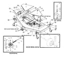 Deck weldment/idler/gauge wheel