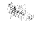 Swisher ZT2766 wheel/gas tank/hydro weldment diagram