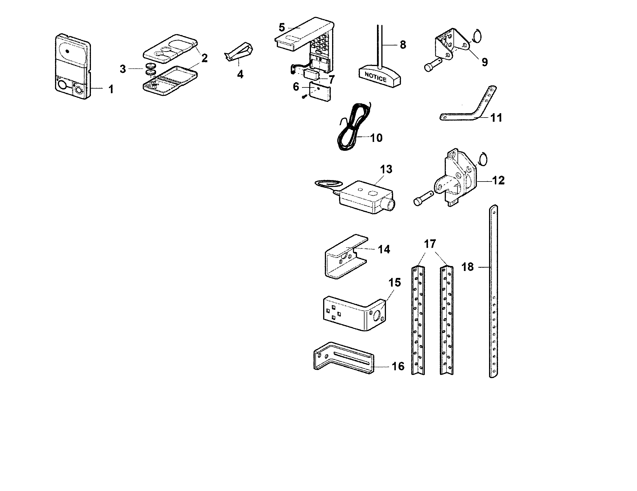 Installation parts