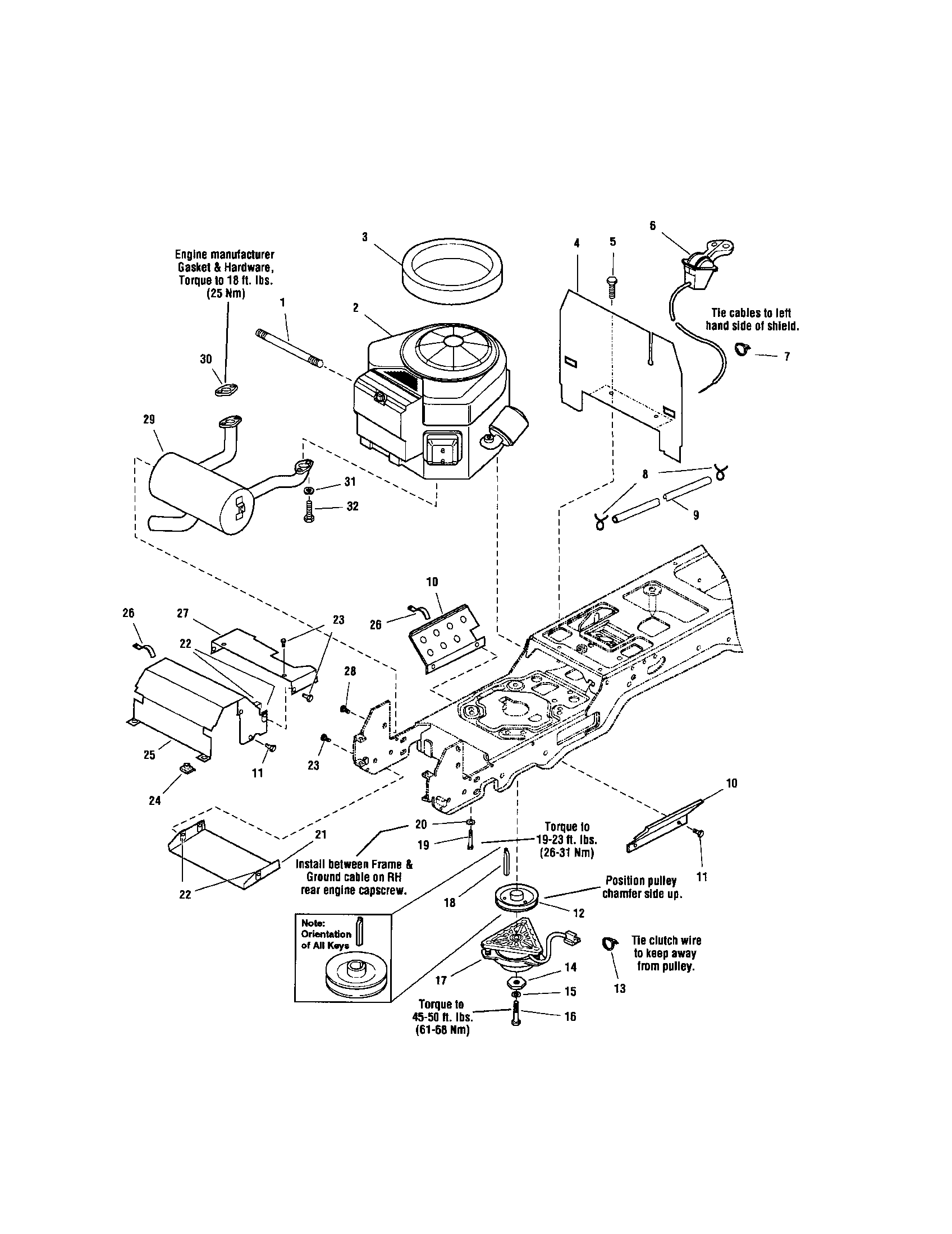 ENGINE-20HP B&S VANG