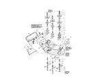 Snapper YT1644 (2690067) housing & arbor grp-44" diagram