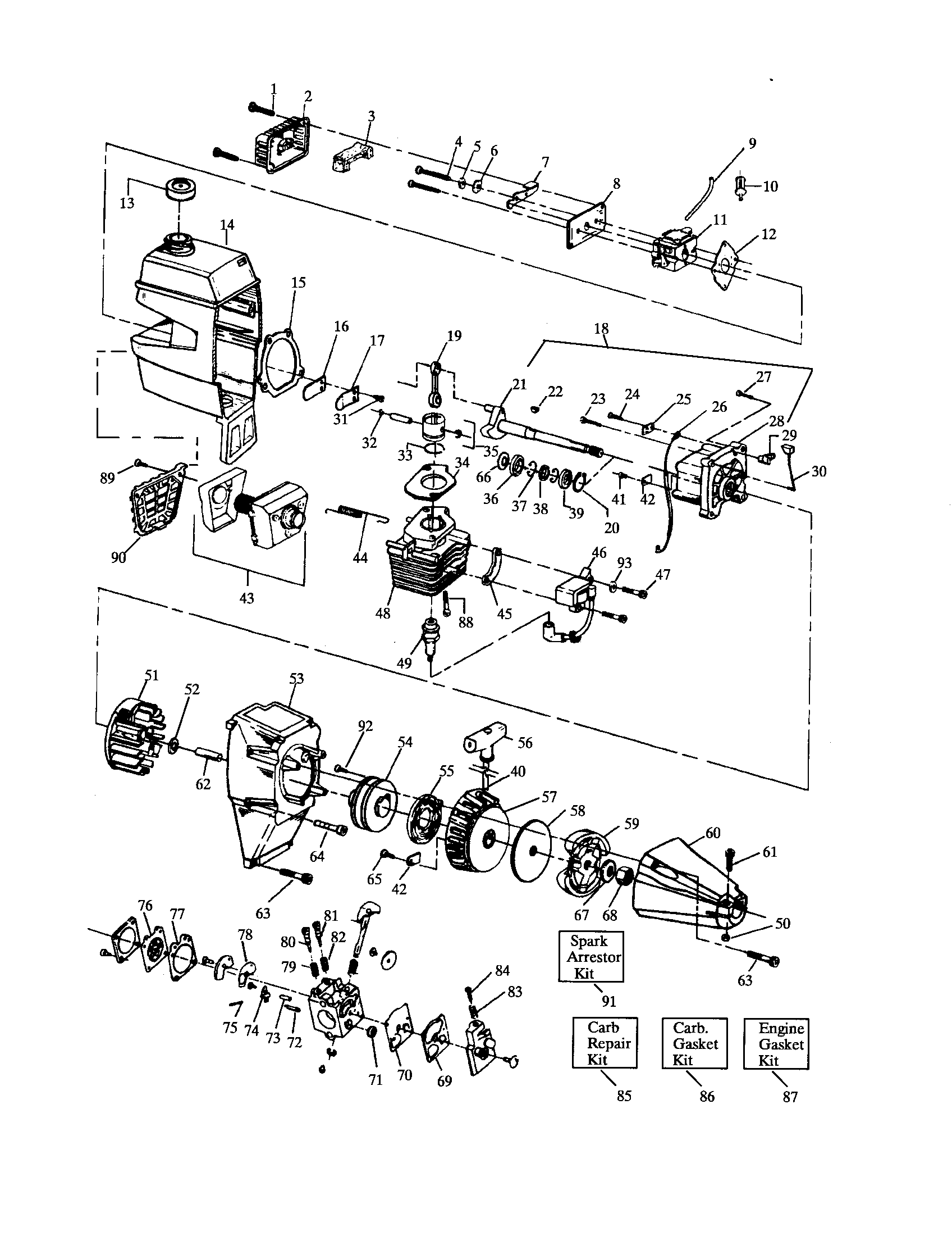 CYLINDER/CRANKSHAFT/CRANKCASE