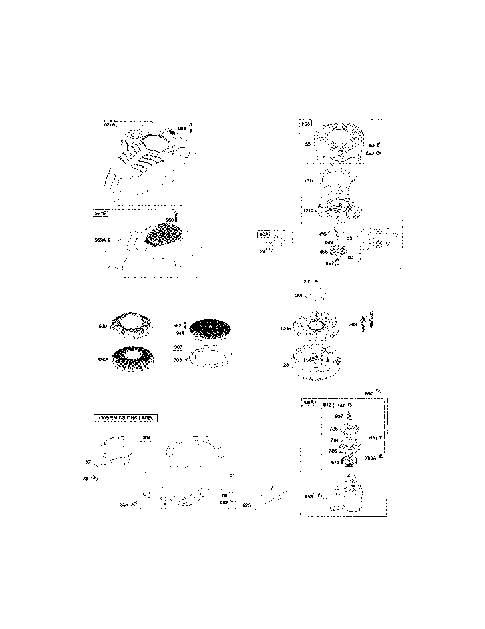 BLOWER HOUSING/STARTERS