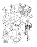 Engine/rear deck/transm. pulley