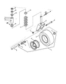Caster/wheel/tire