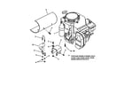 Snapper SPLH140KW engine sub-assembly diagram