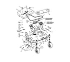 Snapper SPA610-SERIES 0 36" mower deck (fixed height) diagram