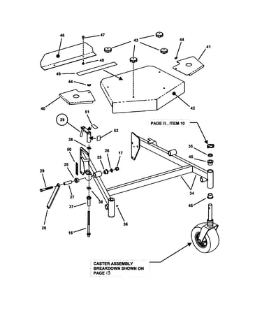 48"/52"/61" mower deck(adj. height)