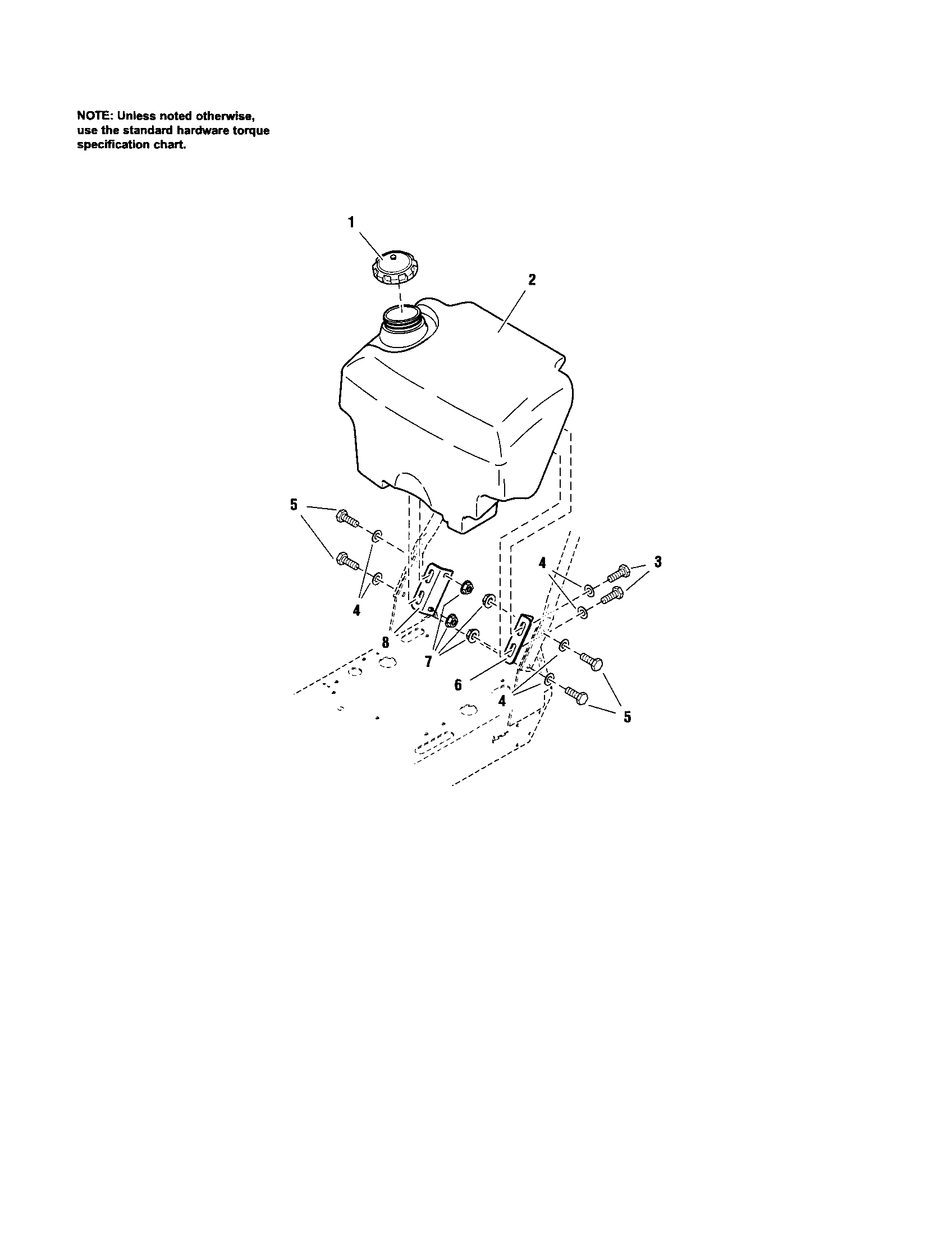 Fuel tank/mount