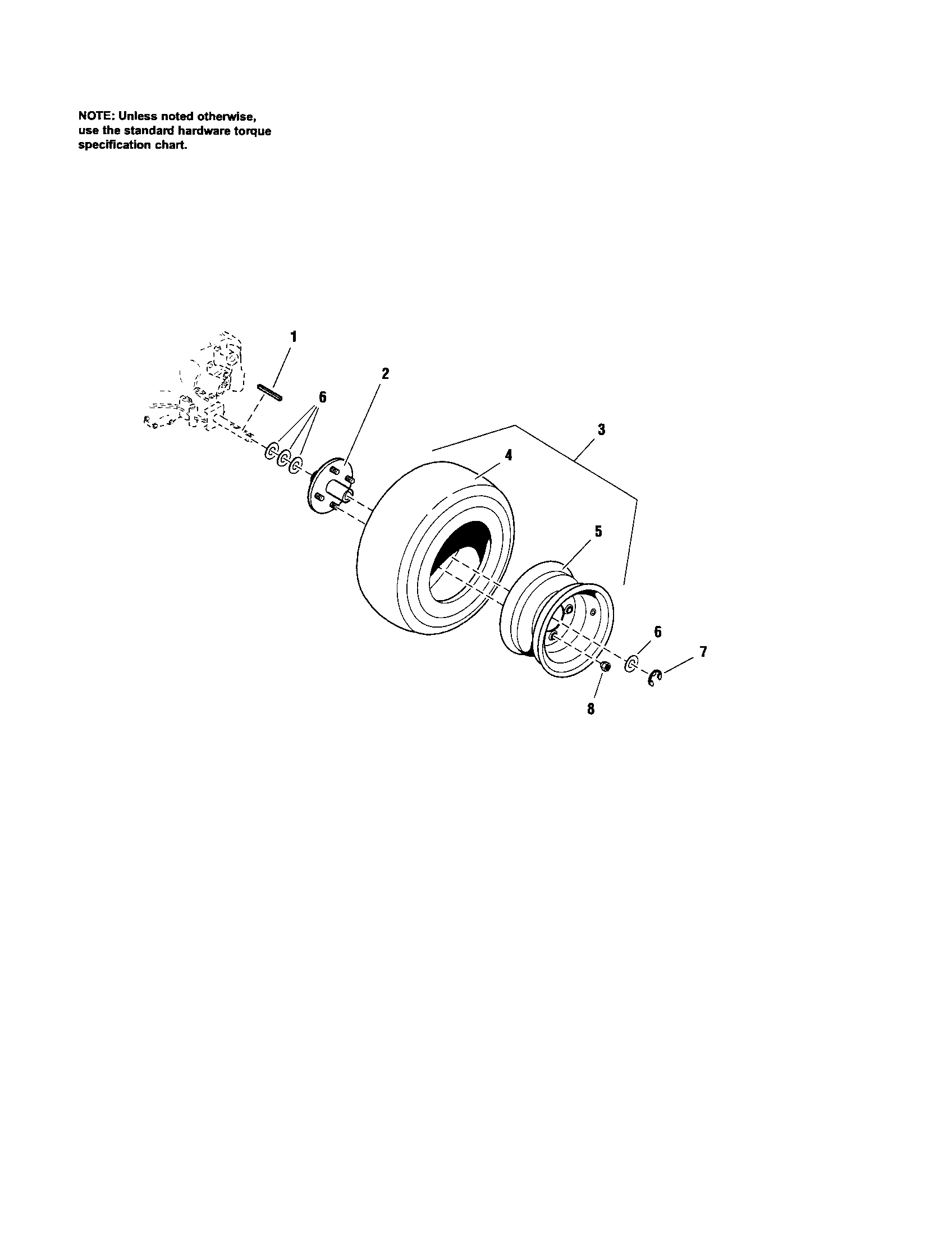 Wheel and tire