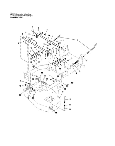32" mower deck-height adjustment