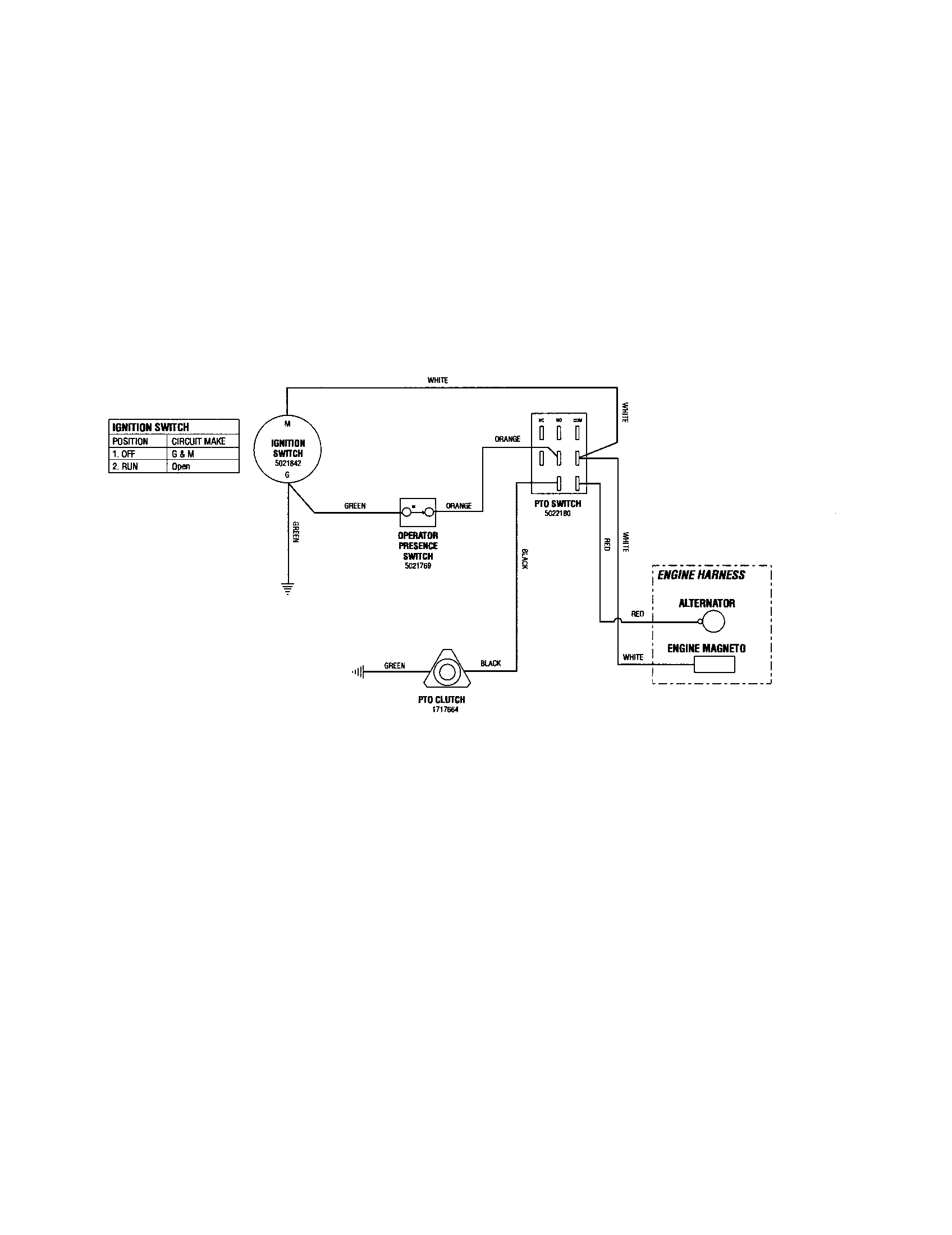 Electrical service schematic