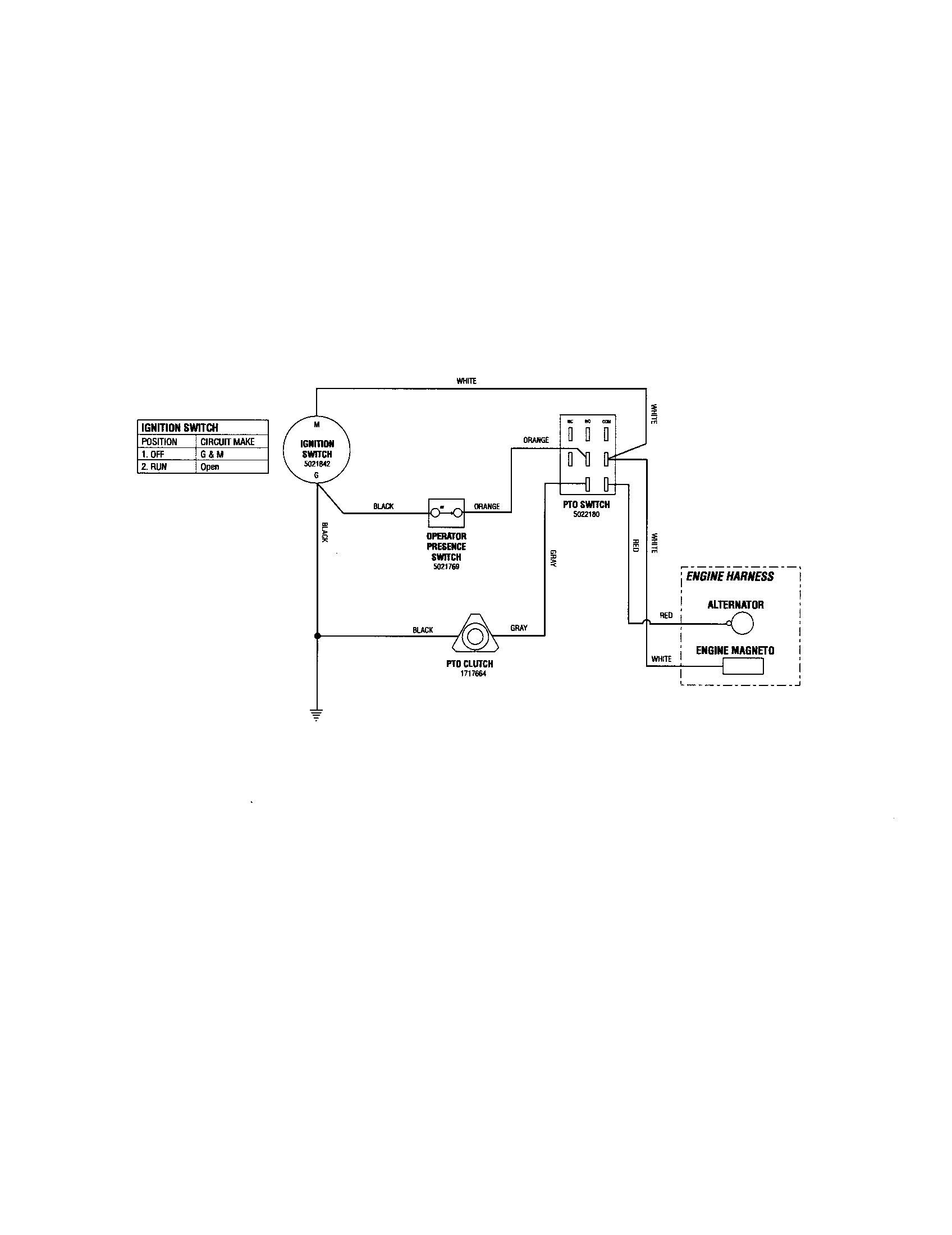 Electrical service schematic