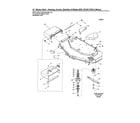 Snapper 5900693 housing/covers/spindles/blades diagram
