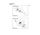 Snapper 5900745 wheel and tire diagram