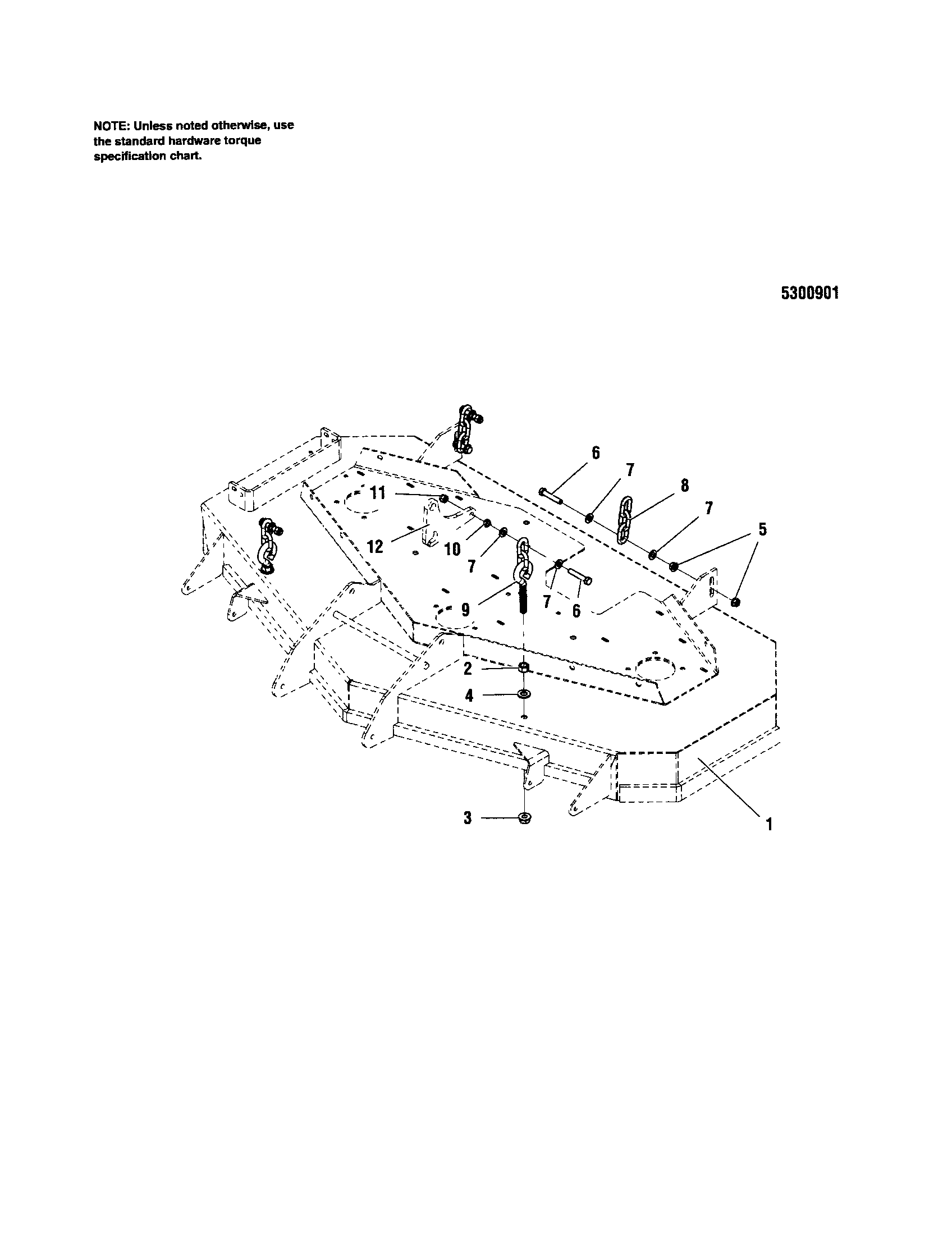 48"/52" MOWER DECK-HANGER CHAINS