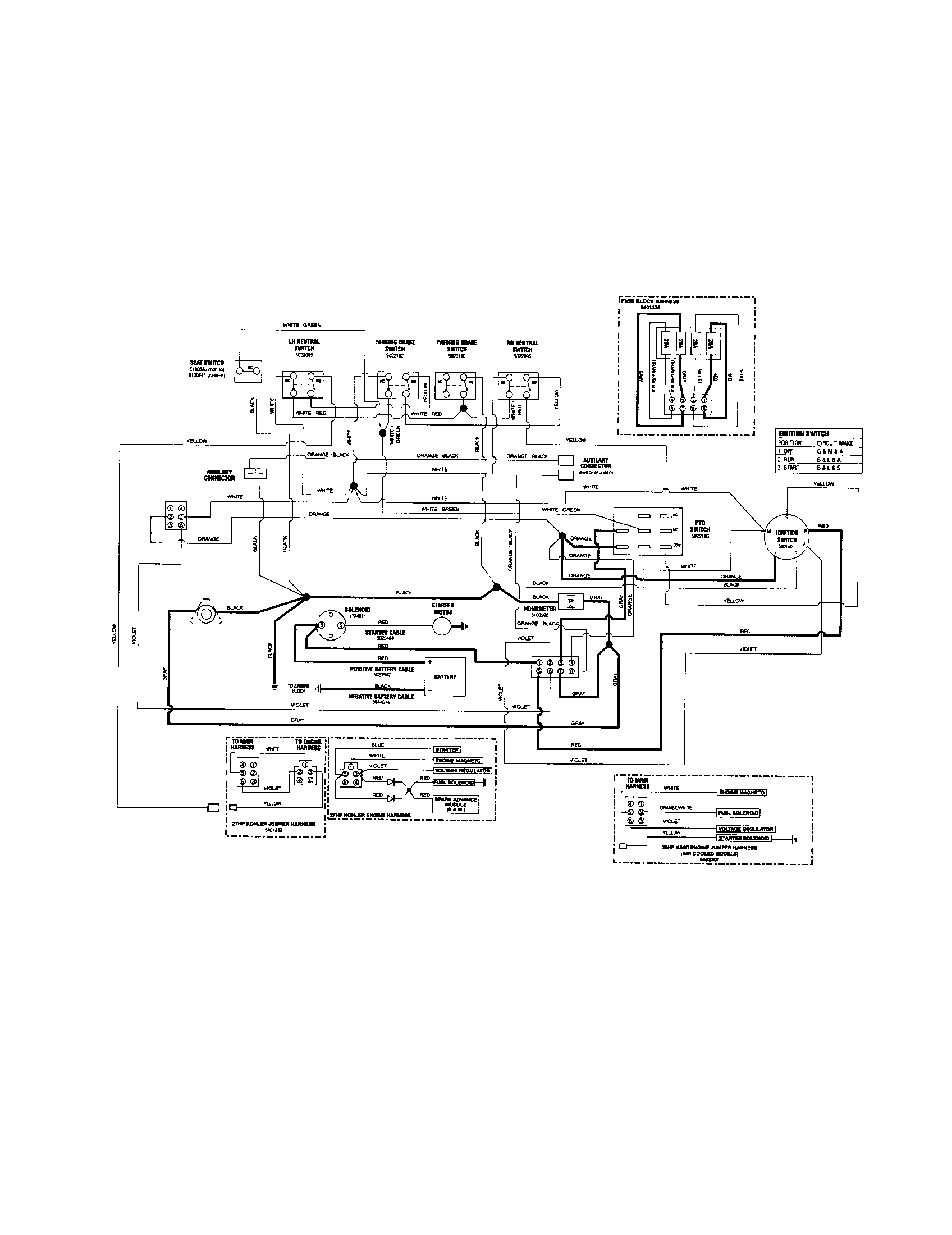 ELECTRICAL SCHEMATIC-PTO CIRCUIT