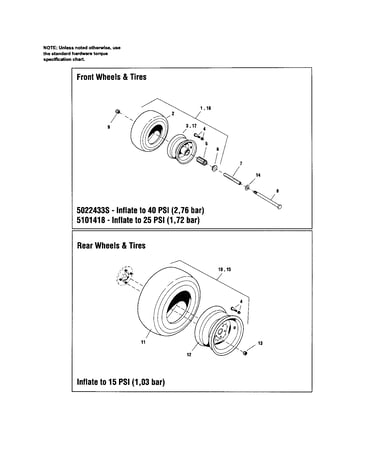 Wheel and tire