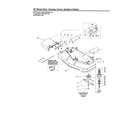 Snapper 5900709 housing/covers/spindles/blades diagram