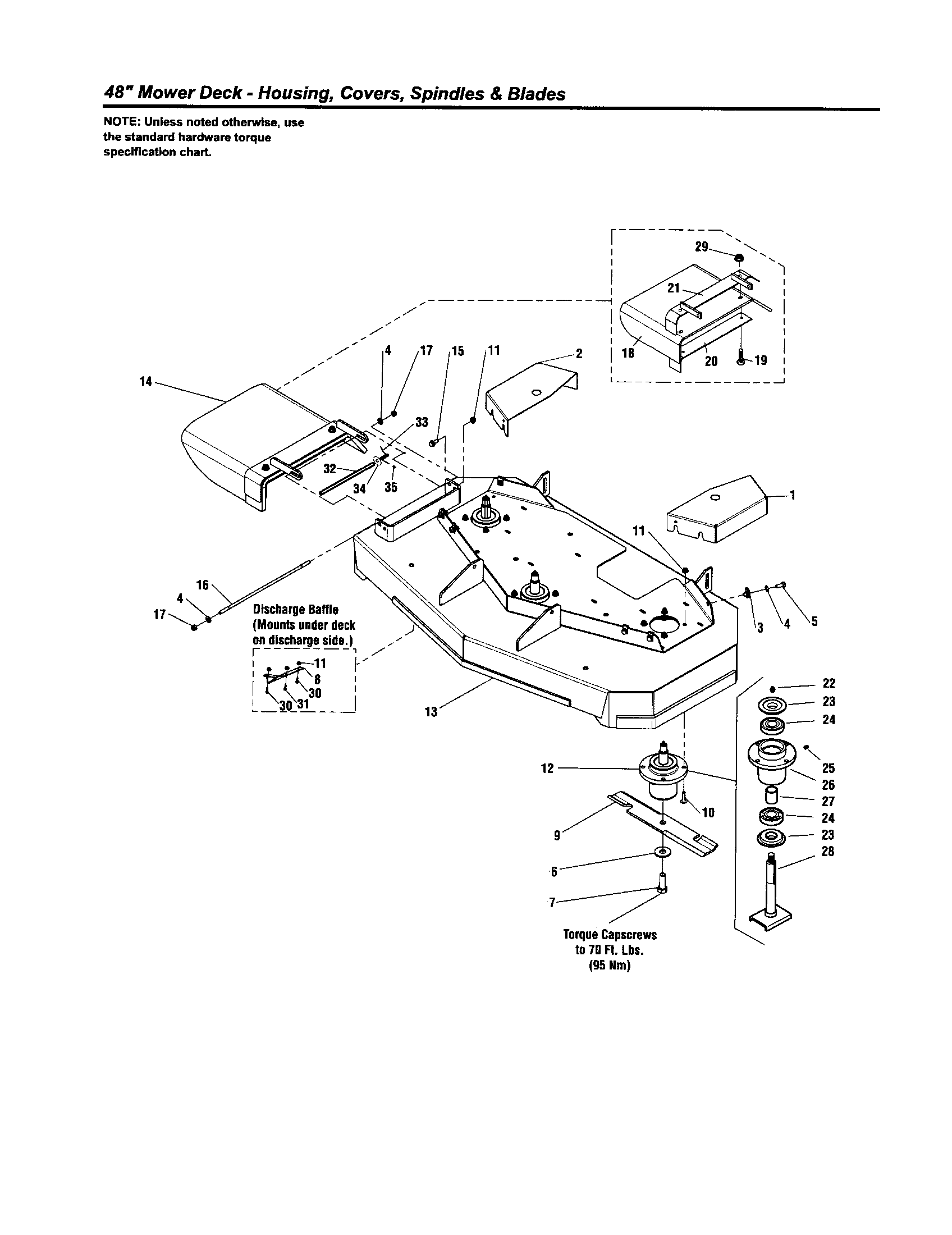 HOUSING/COVERS/SPINDLES/BLADES
