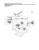 Pulleys/belts/idler arm