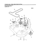 Pulleys/belts/idler arm