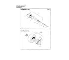Snapper 5900702 tire and wheel diagram