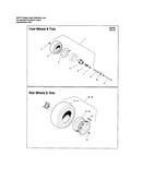 Tire and wheel