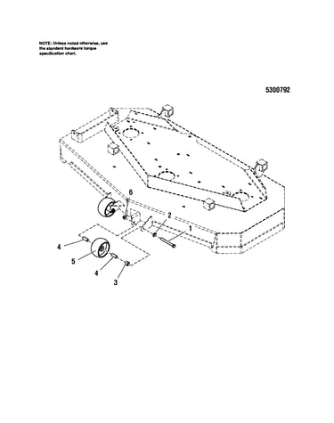 48" mower deck-rollers
