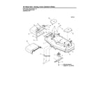 Snapper 5900702 48"-housing/covers/spindles/blades diagram