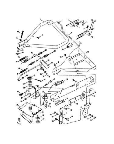 Handle/controls 8 hp, rt5x