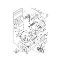 Snapper R8002BE frame (5 hp), traction drive diagram