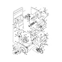 Snapper R8002BE frame (8 hp), traction drive diagram