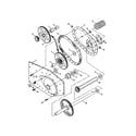 Snapper R8002BE frame (left side) (5 hp) diagram