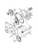 Frame (left side) (5 hp)