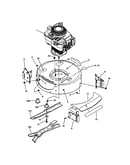 Engine, cutting deck/blade