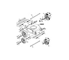 Snapper R204513E wheels/guards/axles diagram
