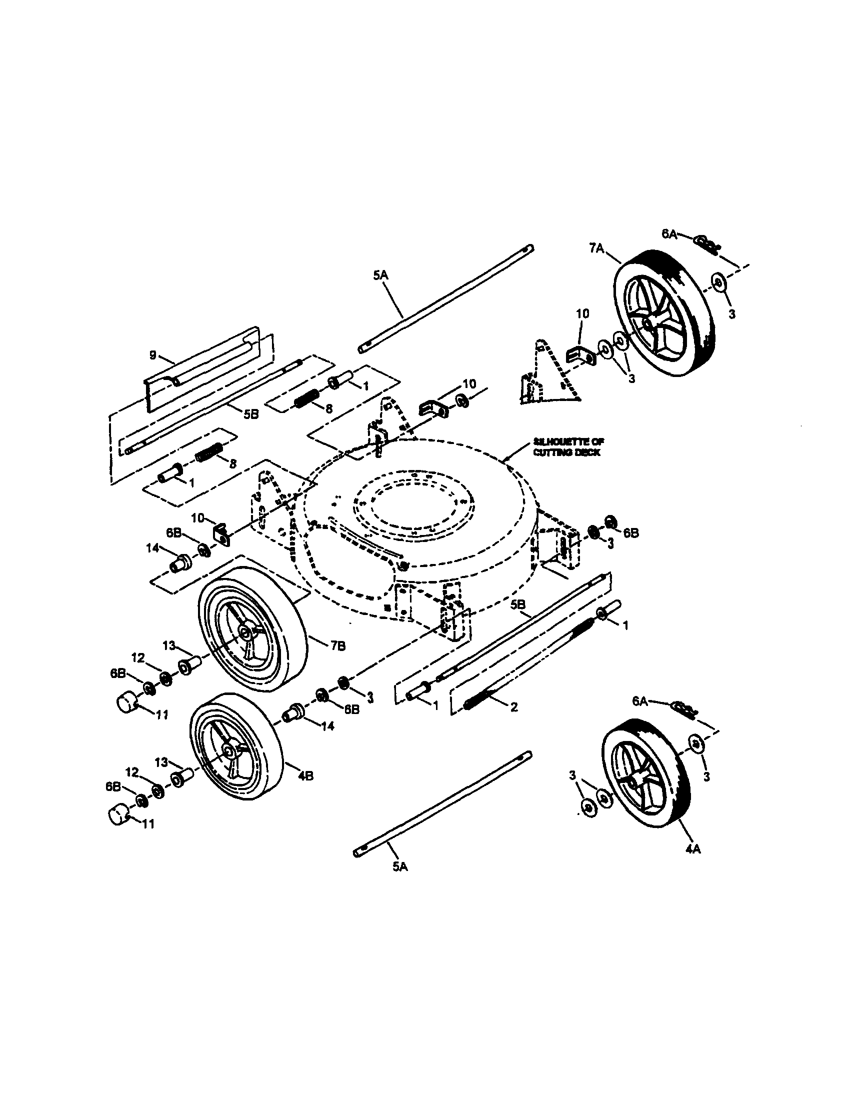 Wheels/guards/axles