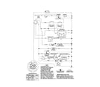 Craftsman 917257400 schematic diagram-tractor diagram