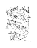 Wheel brackets, latches