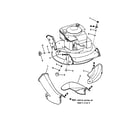 Snapper CRP216019KWV (7800200) side chute adapter diagram