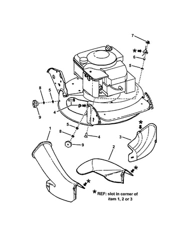 Side chute adapter
