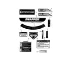 Snapper 7800372 decals diagram