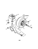 Caster/front wheel/tire