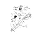 Snapper YZ16335BVE fender/transaxle diagram
