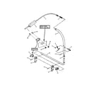 Snapper YZ16385BVE brake/clutch lever diagram
