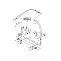 Snapper YZ18386BVE brake/clutch lever diagram